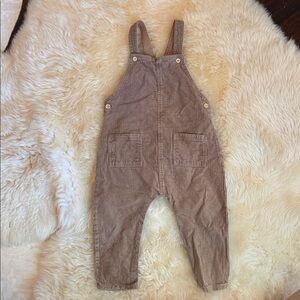 H&M Brown Corduroy Kids Overalls